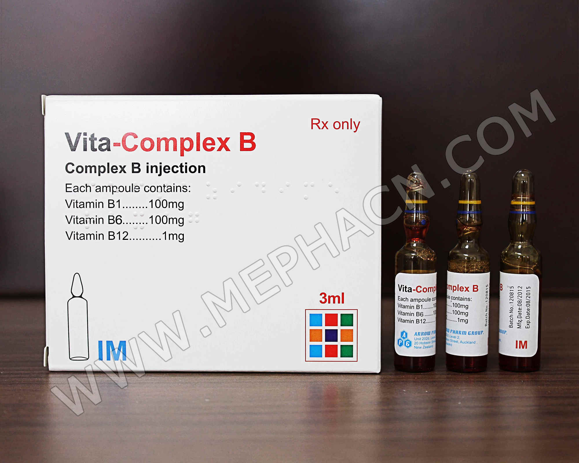 Complex B injection 3mlHebei Mepha Co. Ltd